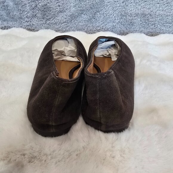 Madewell Mylie Ballet Flat Dark Carob Brown Suede Women's Sizes NEW Classic - Picture 3 of 10